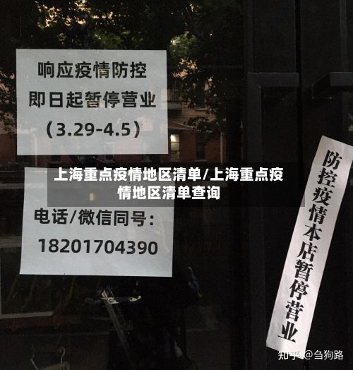 上海重点疫情地区清单/上海重点疫情地区清单查询-第1张图片