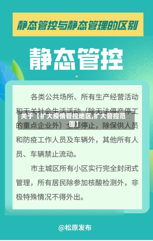 关于【扩大疫情管控地区,扩大管控范围】