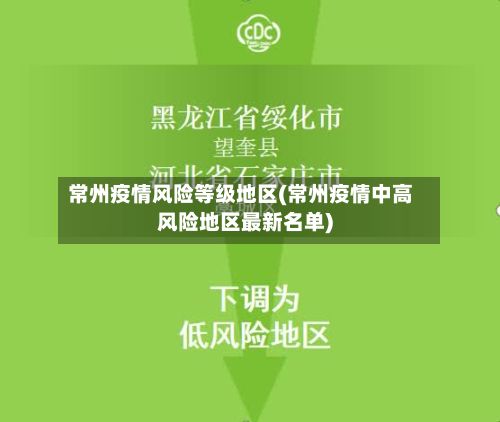 常州疫情风险等级地区(常州疫情中高风险地区最新名单)