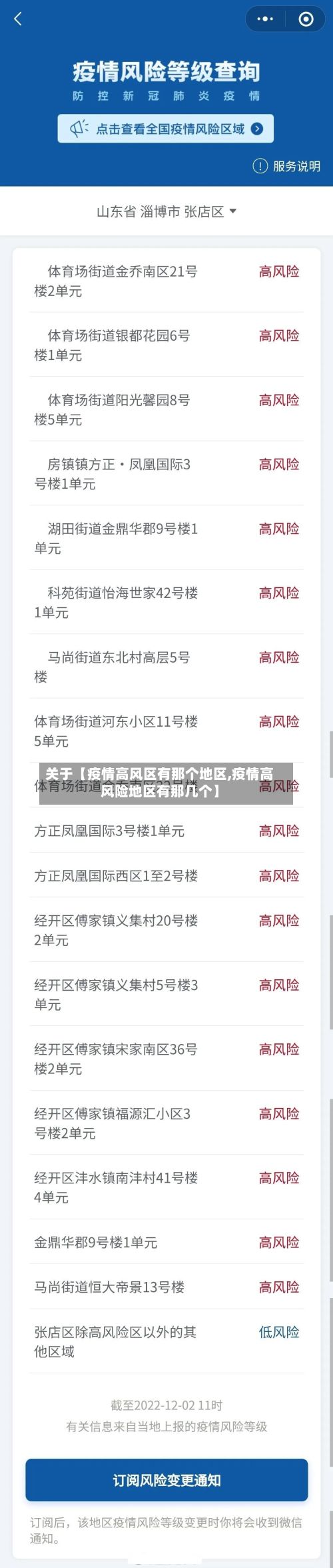 关于【疫情高风区有那个地区,疫情高风险地区有那几个】