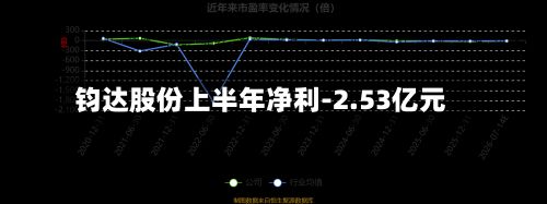 钧达股份上半年净利-2.53亿元