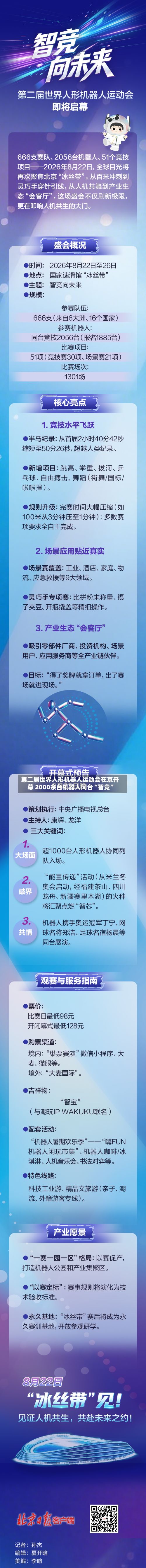 第二届世界人形机器人运动会在京开幕 2000余台机器人同台“智竞	”-第3张图片