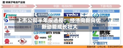 上市公司半年报透视： 经济向新向优 新动能成长壮大