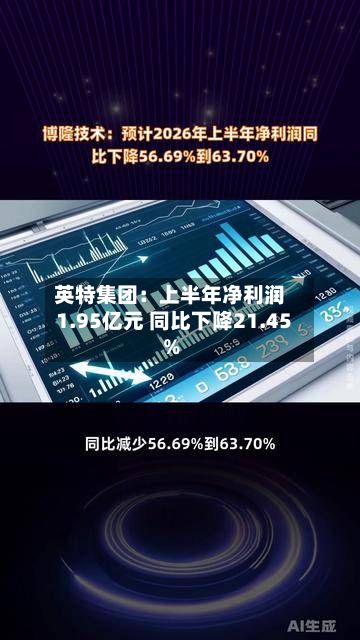 英特集团：上半年净利润1.95亿元 同比下降21.45%-第2张图片